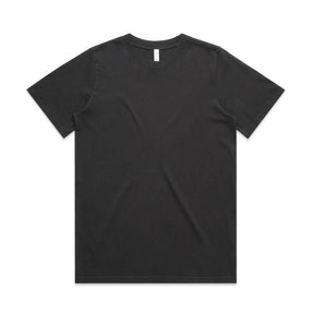 Heavy faded black women's T-shirt for casual wear