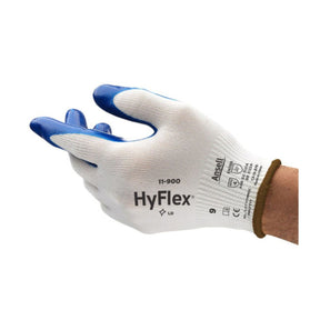 Ansell HyFlex 11-900 oil repellent glove, blue