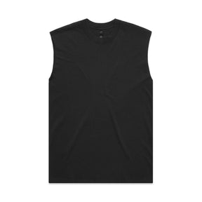 ascolour Men's Heavy Faded Tank 5084 black front