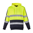 Syzmik hi-vis hoodie rear view