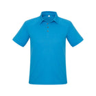 Biz Collection Men's Profile Short Sleeve Polo P706MS in Cyan