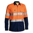 Hi Vis Ripstop Shirt BS6415T Orange Navy