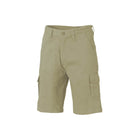 DNC Cotton Drill Cargo Shorts Khaki