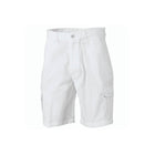 DNC Cotton Drill Cargo Shorts White