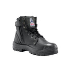 Steel Blue Argyle Zip TPU Safety Boot Black