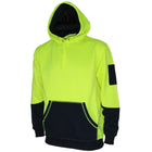 DNC HiVis Two Tone Super Fleecy Hoodie 3721 in yellow