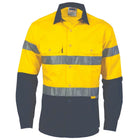 HiVis Two Tone Drill Shirt Yellow
