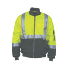 DNC hi vis two tone flying jacket 3862 reflective tape detail