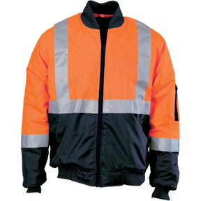 HiVis 2 Tone Bomber Jacket Orange