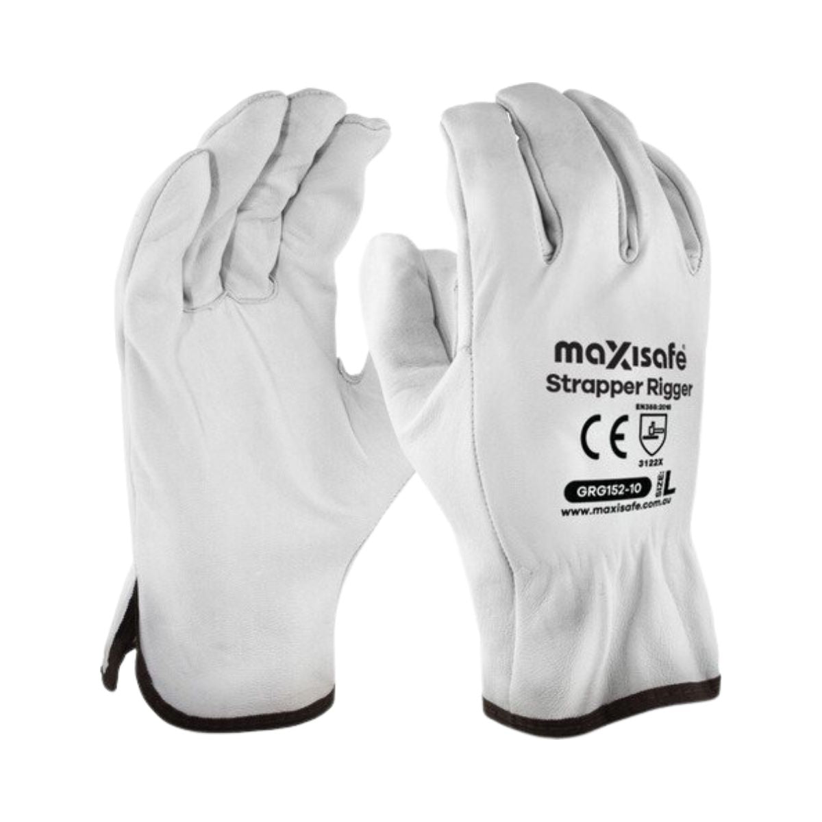 Buy Maxisafe Rigger Gloves 12-Pack | Full-Grain Leather | 1stSafety