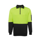 JB'S Hi Vis 1/2 Zip Fleecy 6HVFH front view