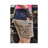 Syzmik Women's Essential Stretch Cargo Shorts ZS735