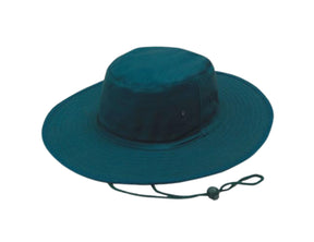Canvas bucket hat, front view