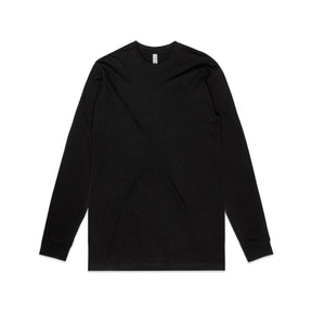 ascolour Men's Staple Organic L/S 5020G black