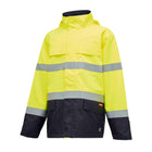 KingGee FR Wet Weather Jacket in yellow