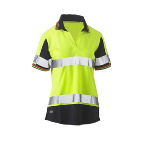 Bisley hi-vis polo reflective tape detail