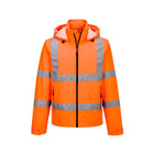 Portwest Hi-Vis Lightweight Packable Jacket S164, back view