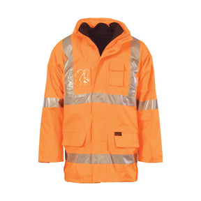 DNC HiVis Cross Back jacket front view