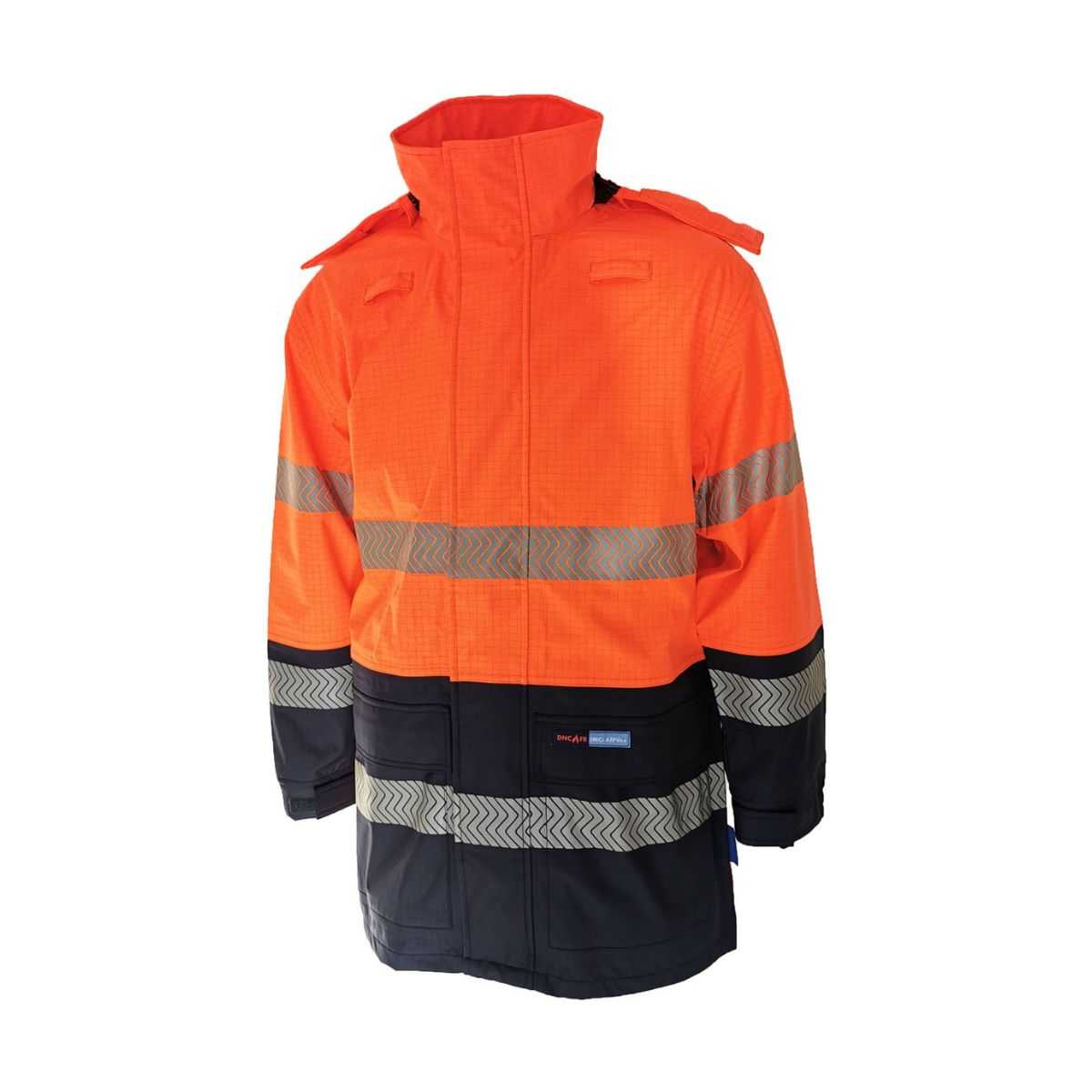 DNC Inherent Flame Retardant PPE2 Segmented Tape  Rain Jacket 3467