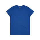 Blue women's t-shirt for apparel