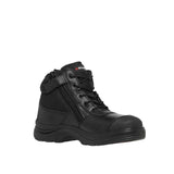 KingGee Tradie Men's Zip/Lace Steel Cap Safety Work Boots 5" K27150
