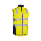 Bisley hi vis soft shell vest BV0348T reflective tape detail
