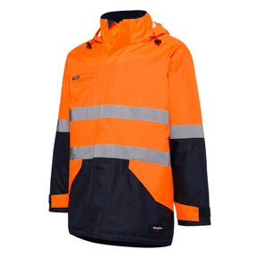 KingGee Reflective Insulated Wet Weather Jacket K55010 Orange