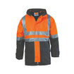 DNC 4 in 1 HiVis Two Tone Breathable Jacket with Vest and 3M Reflective Tape 3864