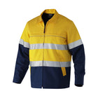 KingGee Originals hi-vis cotton drill jacket rear view