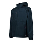 KingGee waterproof insulated quilted jacket navy front view