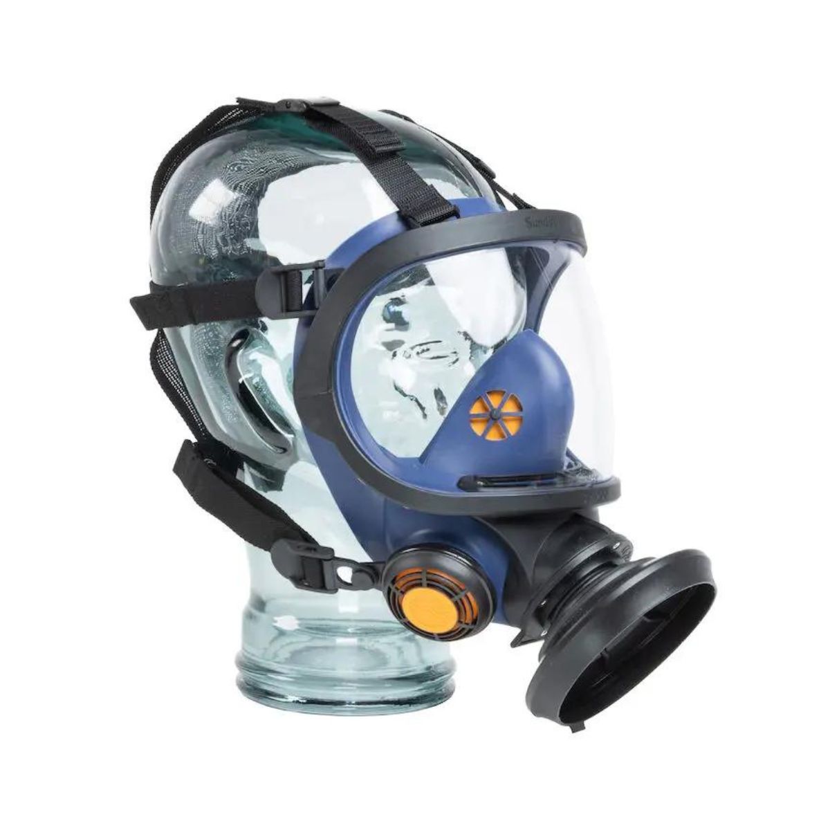 Sundström AS200 Full Face Mask Silicone with PC Visor & Cloth head harness (Each)
