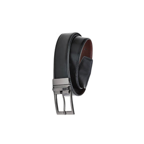 Men's Leather Reversible Belt 99300 black angle
