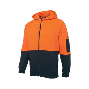 JB's hi-vis hoodie reflective tape detail