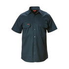 Hard Yakka Cotton Drill Short Sleeve Shirt Dark Green