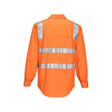 Portwest Perth Hi-Vis Long Sleeve 100% cotton Drill Shirt MS191