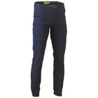 Bisley cargo cuffed pants navy front view