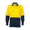 DNC Hi Vis 3 Way Cool-Breeze Cotton Shirt L/S 3938