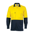 DNC hi vis cool-breeze cotton shirt 3938 fabric detail