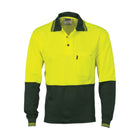 Hi Vis Cotton Back Polo Shirt L/S