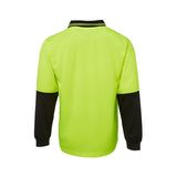 Hi Vis Traditional Long Sleeve Polo Shirt 6HVPL
