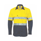 DNC hi vis vented shirt 3984 back view