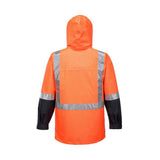 Portwest Huski Amp Hi-Vis Contrast Rain Jacket K8005