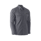 Bisley FLX & MOVE Utility Work Shirt BS6144 grey front