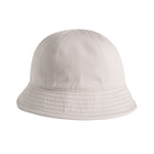 White brim bucket hat for women
