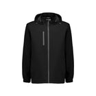Syzmik rain jacket hood detail