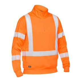 Hi Vis 1/4 Zip Pullover back view
