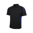JB'S Podium Bell Polo Shirt 7BEL in Black/Royal (UPF30)