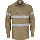 DNC HiVis Cool-Breeze Cotton Shirt - Brown
