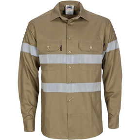 DNC HiVis Cool-Breeze Cotton Shirt - Brown