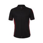 JB'S Podium Bell polo shirt in Black/Red